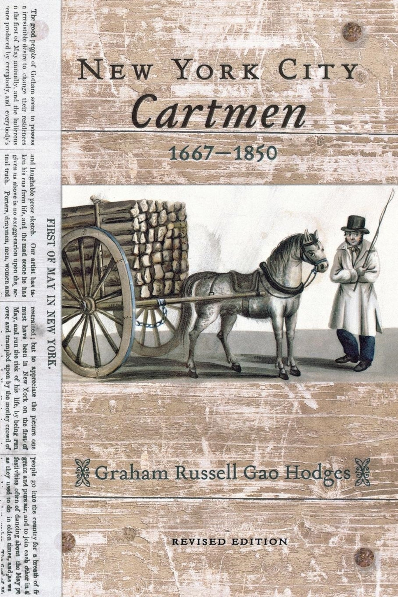 Cover image for New York City Cartmen, 1667-1850 ISBN 9780814724613