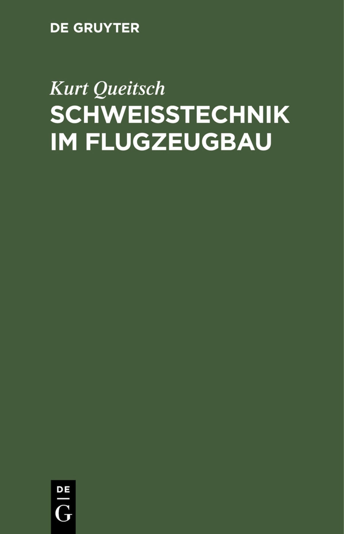 Schweißtechnik im Flugzeugbau
