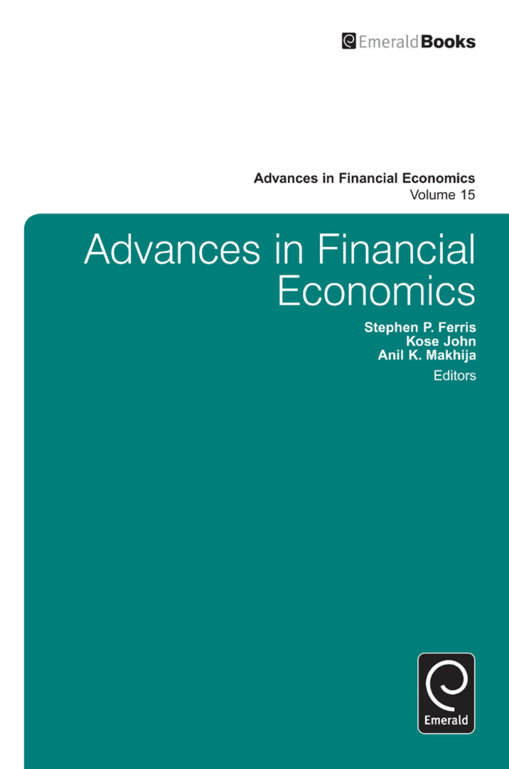 Cover image for Advances in Financial Economics ISBN 9781780527888