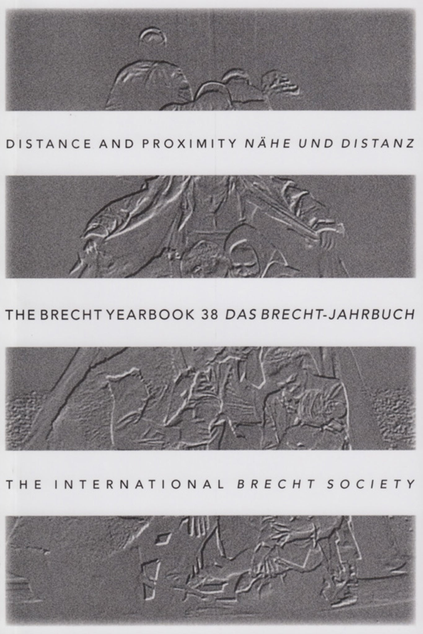 Cover image for The Brecht Yearbook / Das Brecht-Jahrbuch 38 ISBN 9780985195618