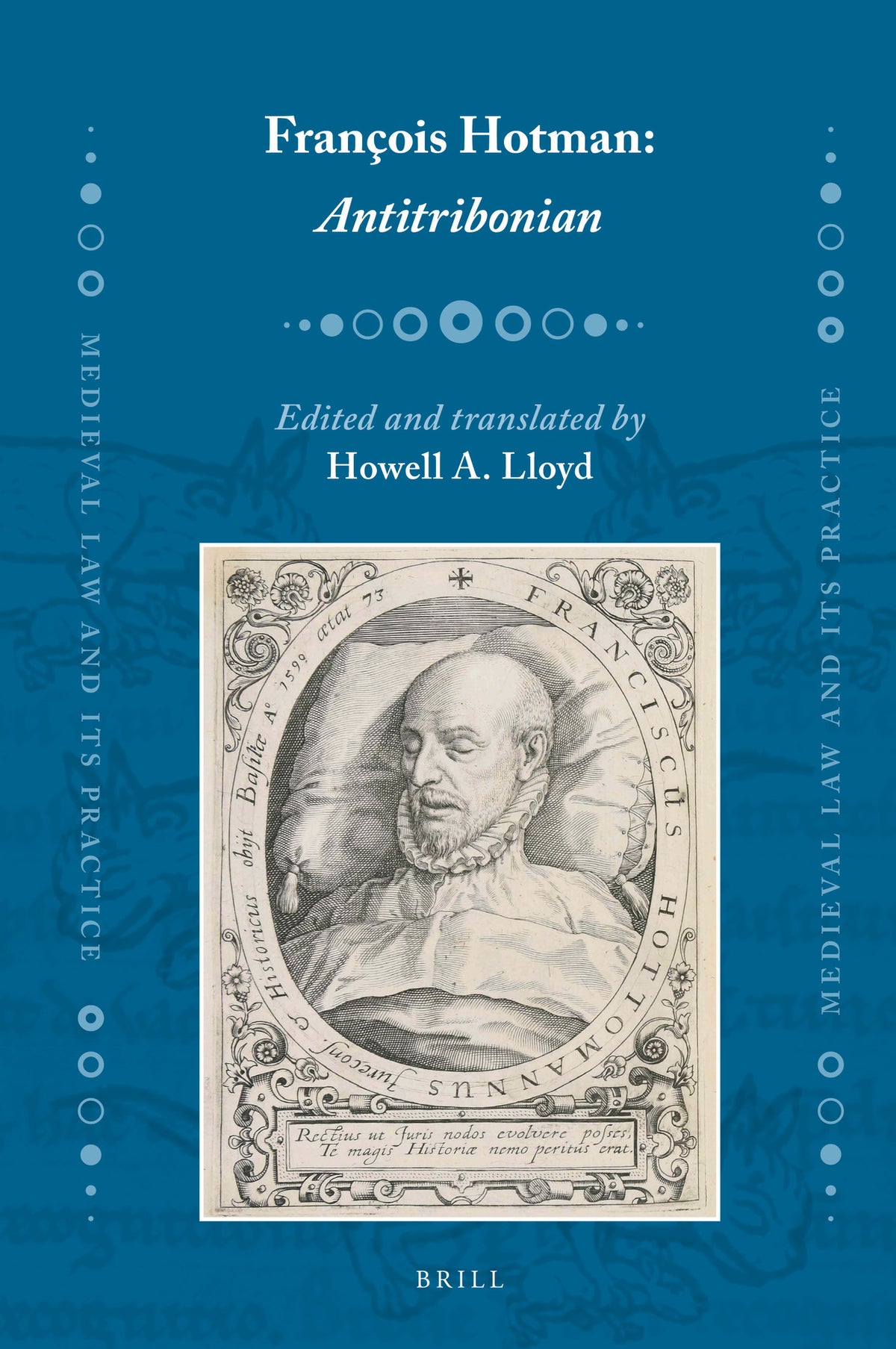 Cover image for François Hotman: Antitribonian ISBN 9789004400337