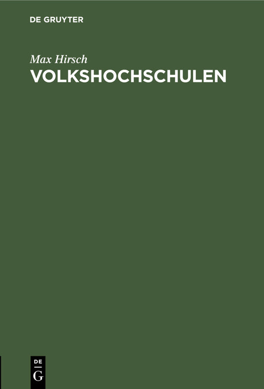 Volkshochschulen