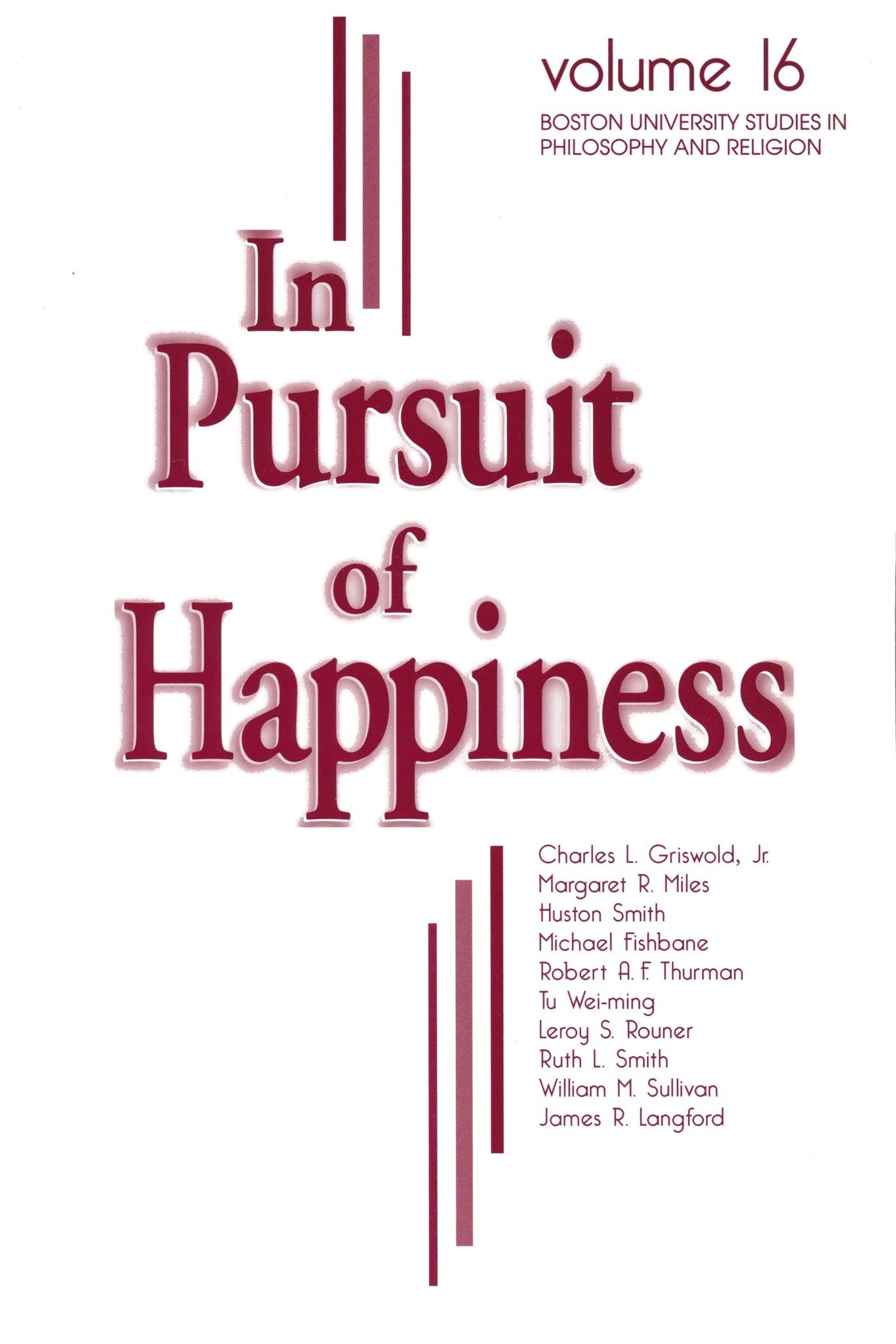Cover image for In Pursuit of Happiness ISBN 9780268011741