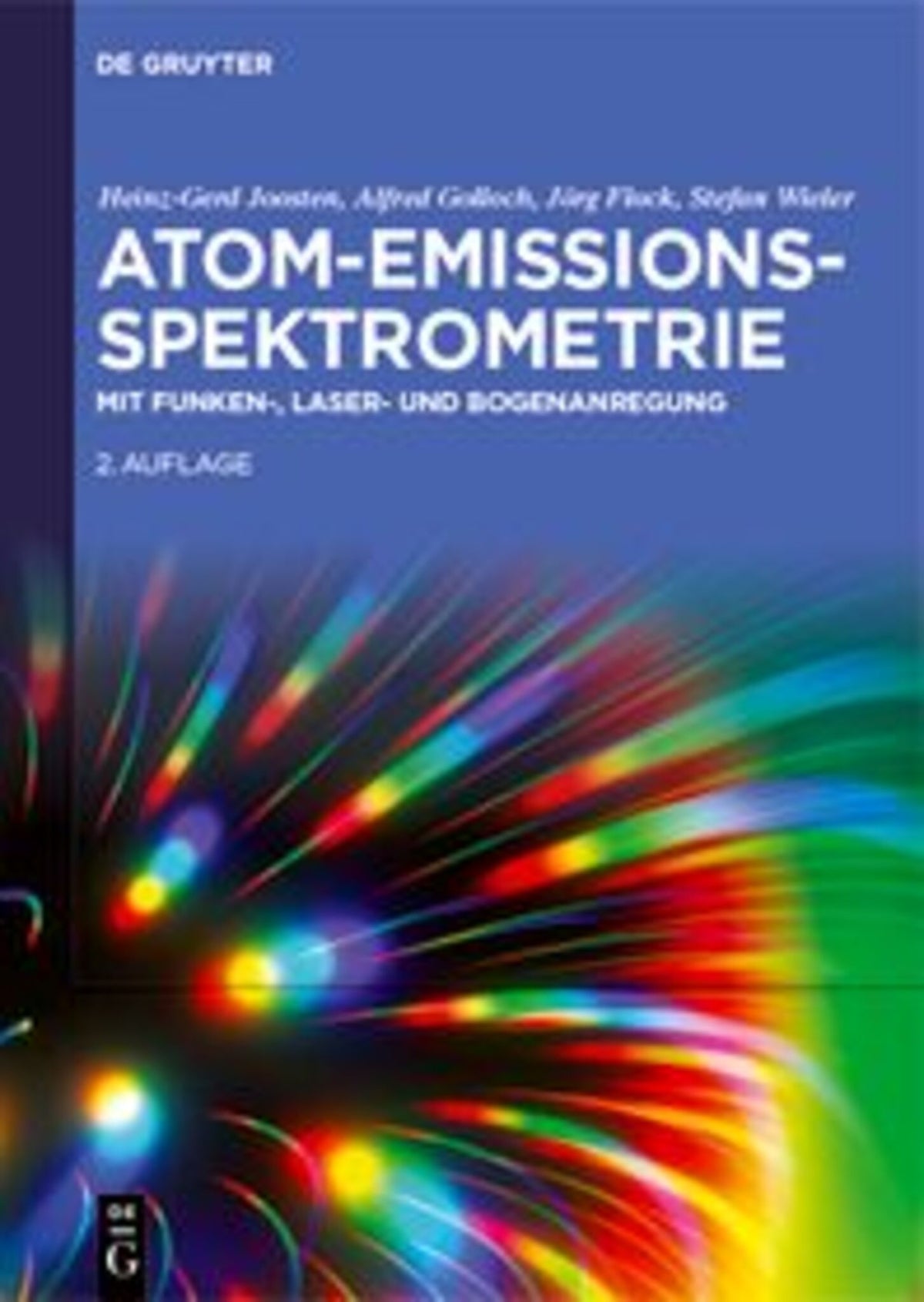Cover image for Atom-Emissions-Spektrometrie ISBN 9783119146593