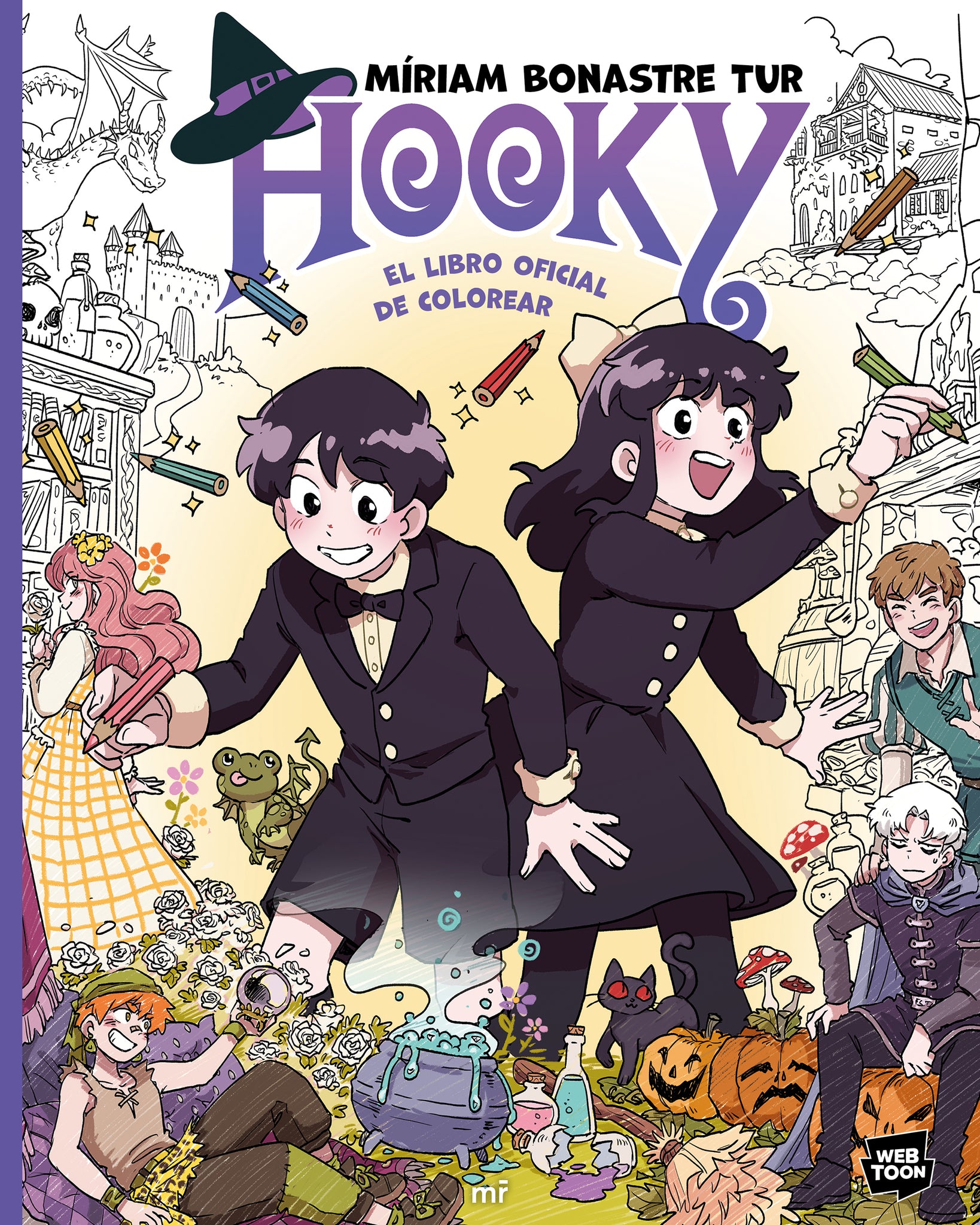 Cover image for Hooky: El libro oficial de colorear (Cómic) / The Official Hooky Coloring Book (Comic Book) ISBN 9786073925532