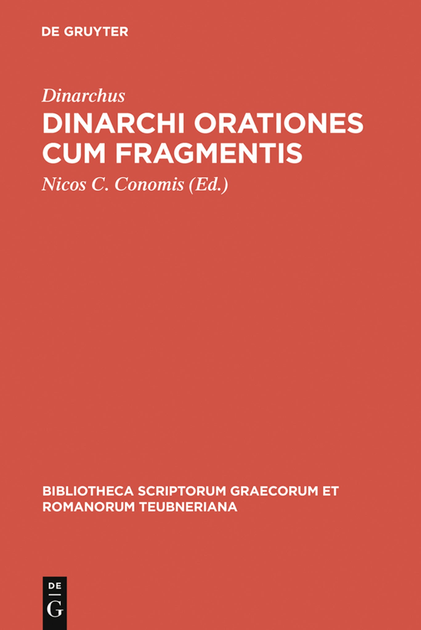 Dinarchi orationes cum fragmentis
