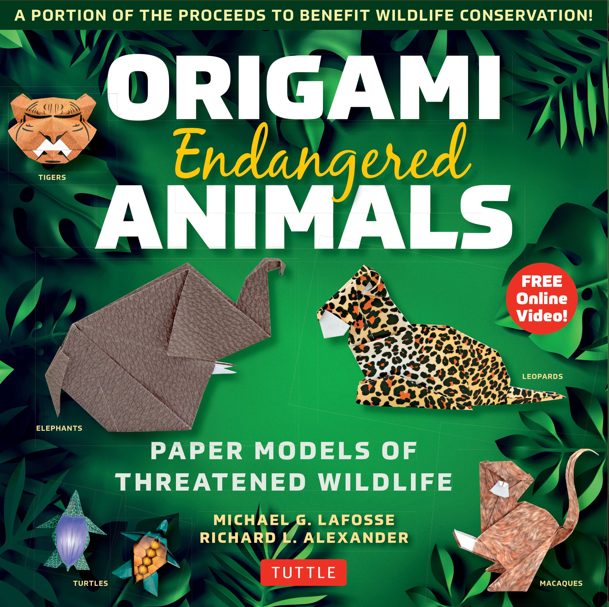 Cover image for Origami Endangered Animals Kit ISBN 9780804850261