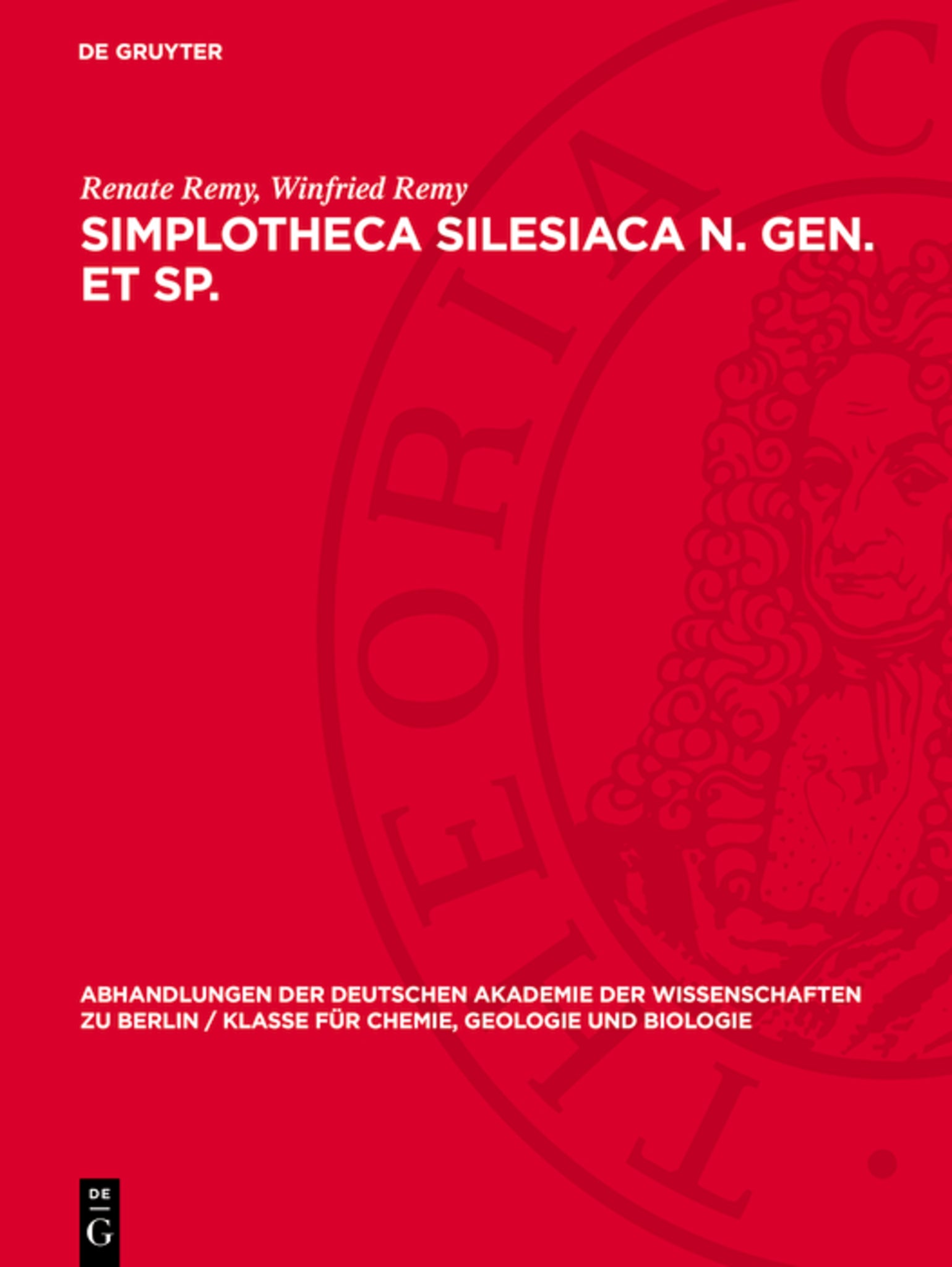 Simplotheca Silesiaca n. gen. et sp.