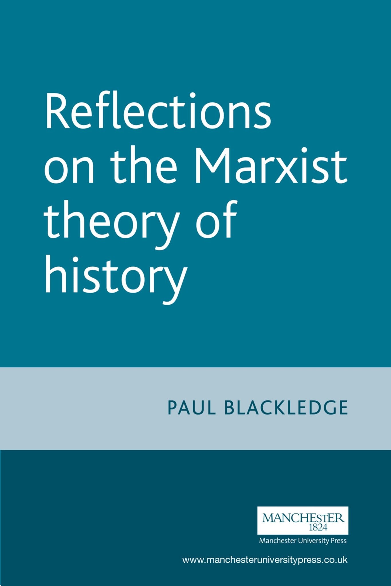 Cover image for Reflections on the Marxist theory of history ISBN 9780719069567