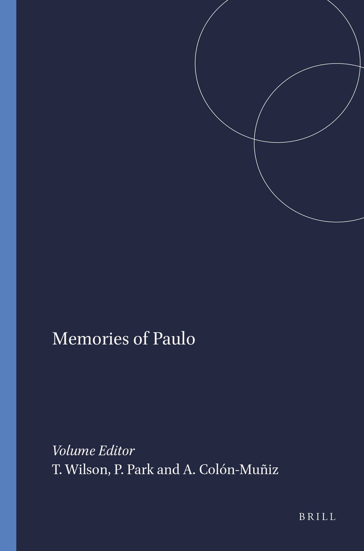 Cover image for Memories of Paulo ISBN 9789460912184