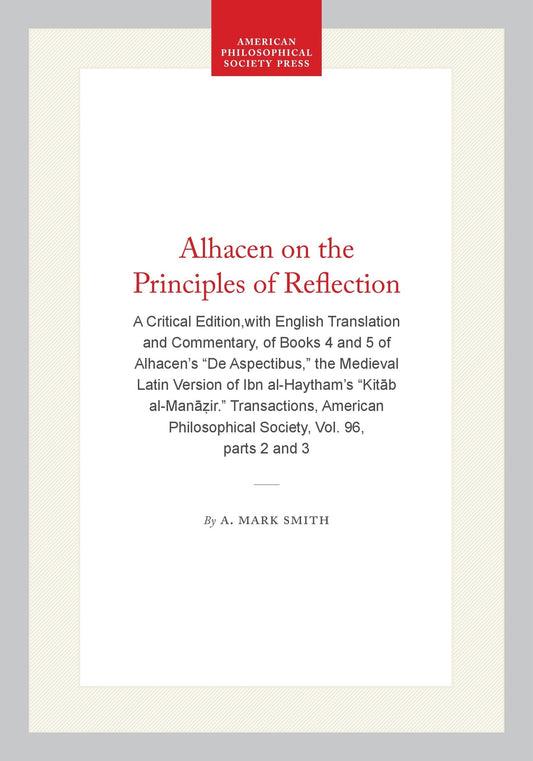 Alhacen on the Principles of Reflection