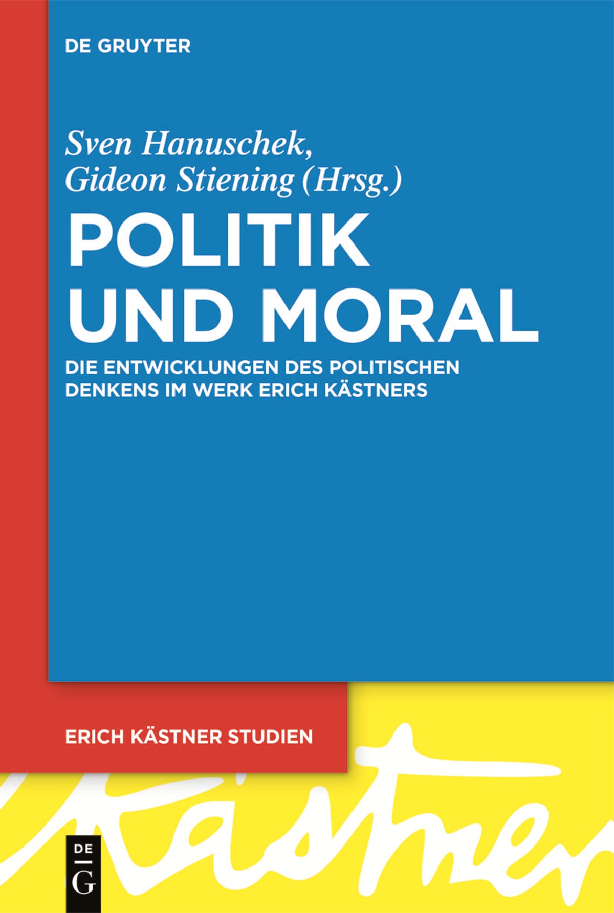 Cover image for Politik und Moral ISBN 9783110743289