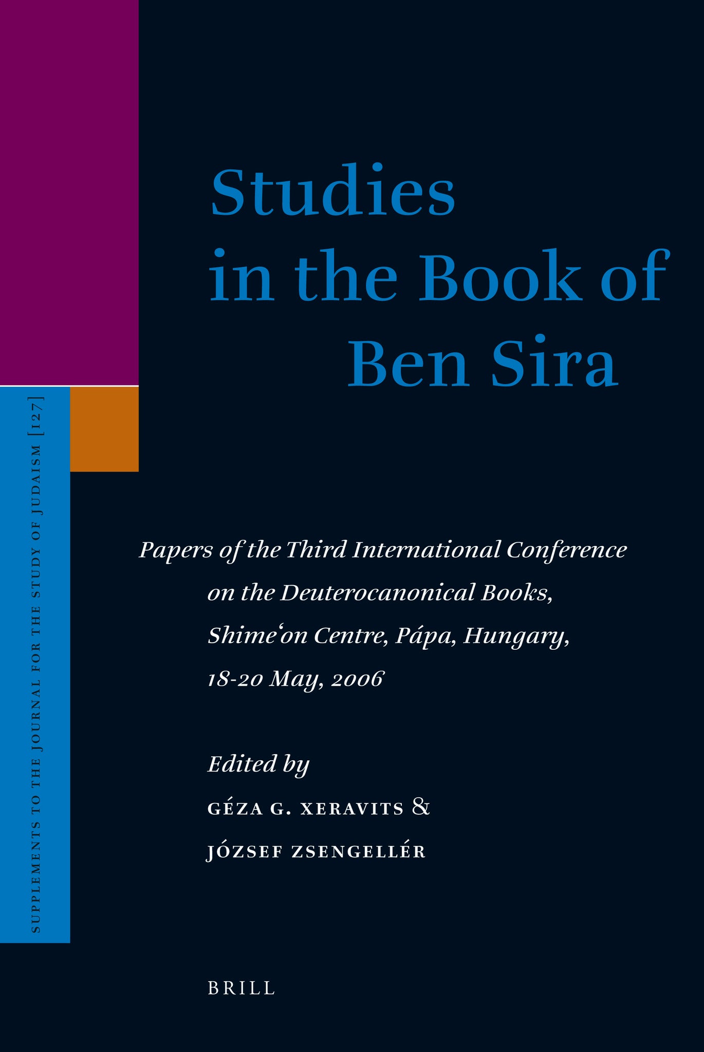 Studies in the Book of Ben Sira