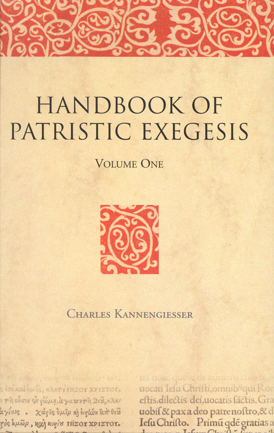 Handbook of Patristic Exegesis