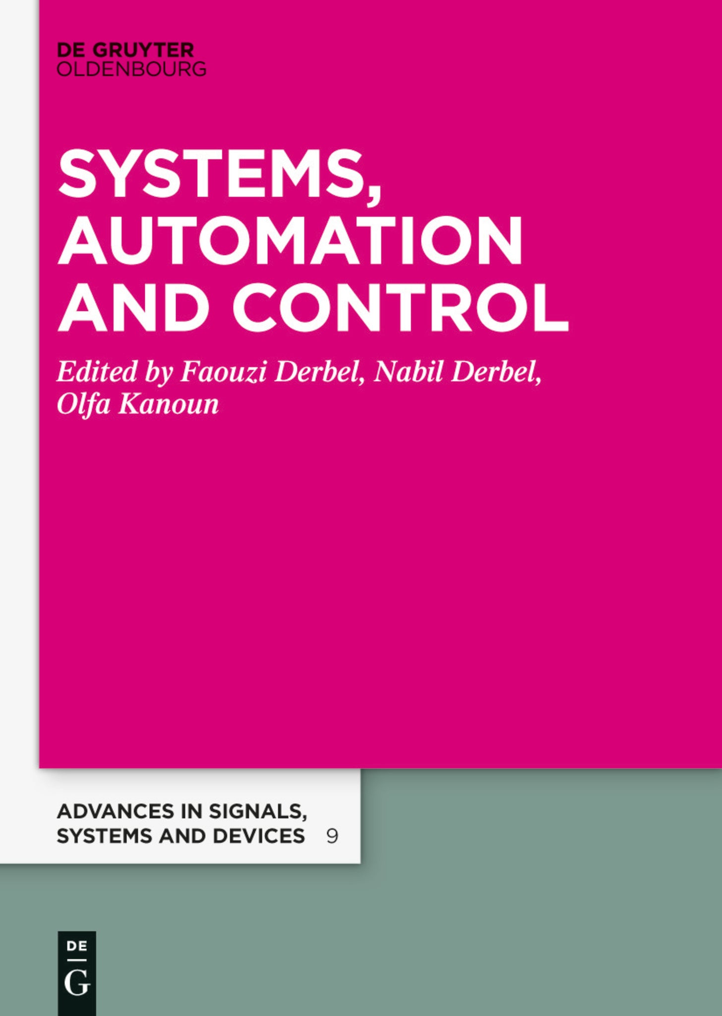 Cover image for Systems, Automation, and Control ISBN 9783110590241