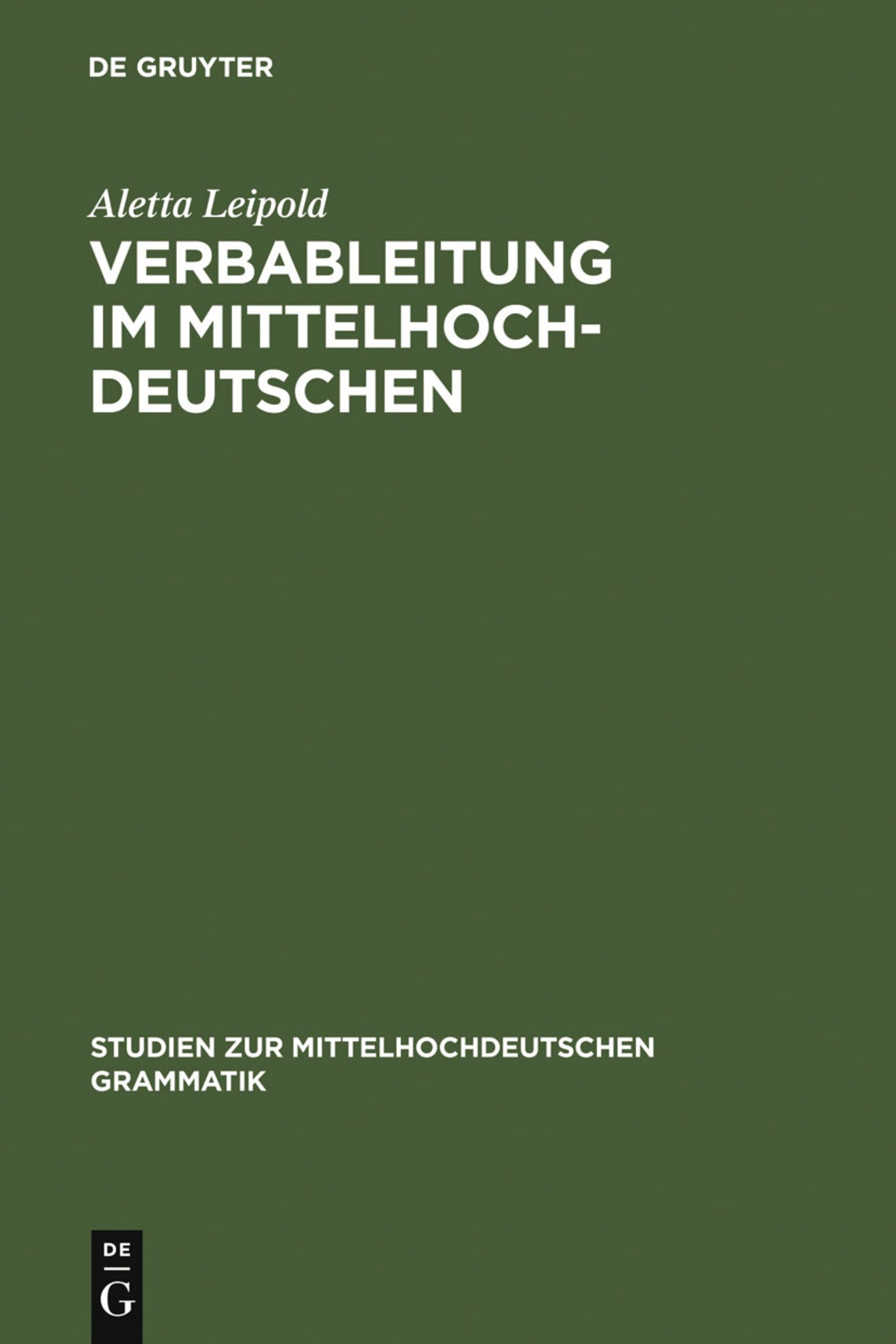 Verbableitung im Mittelhochdeutschen