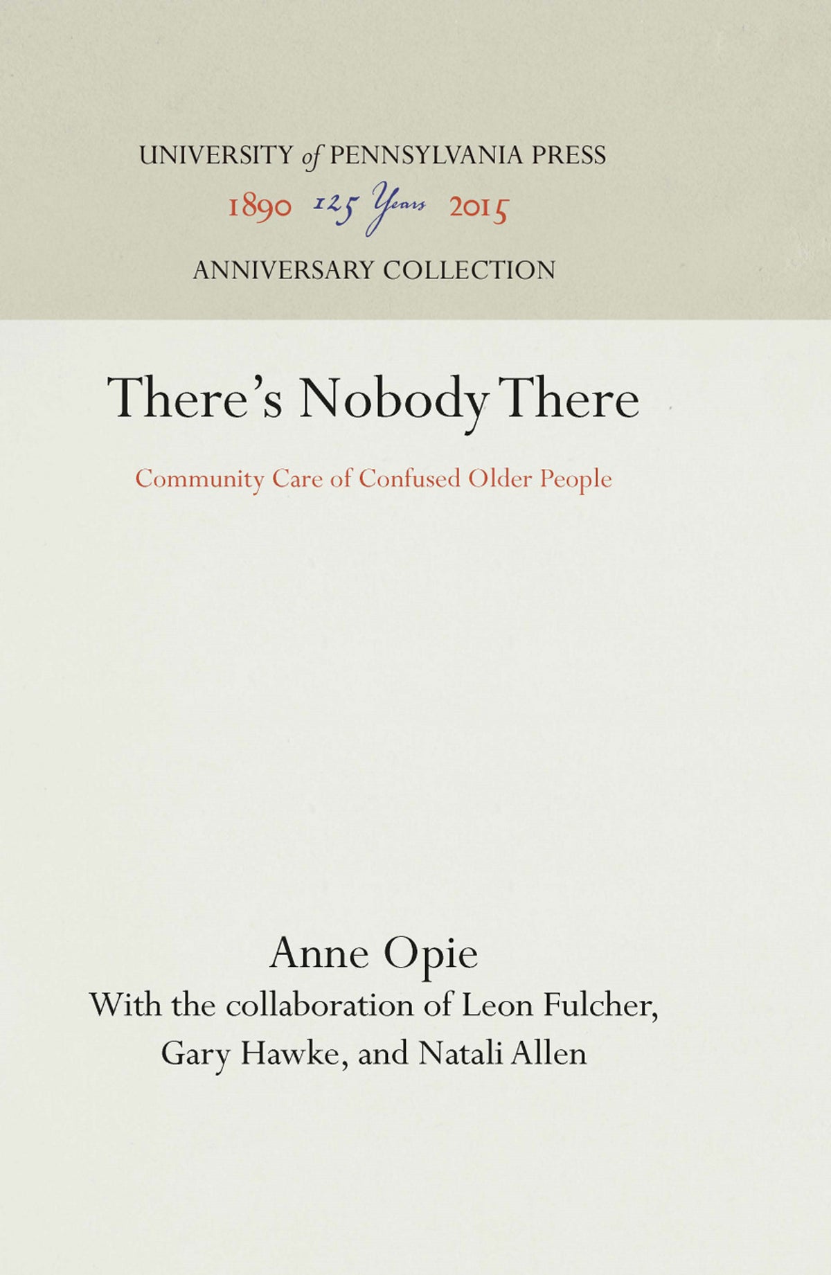 There's Nobody There