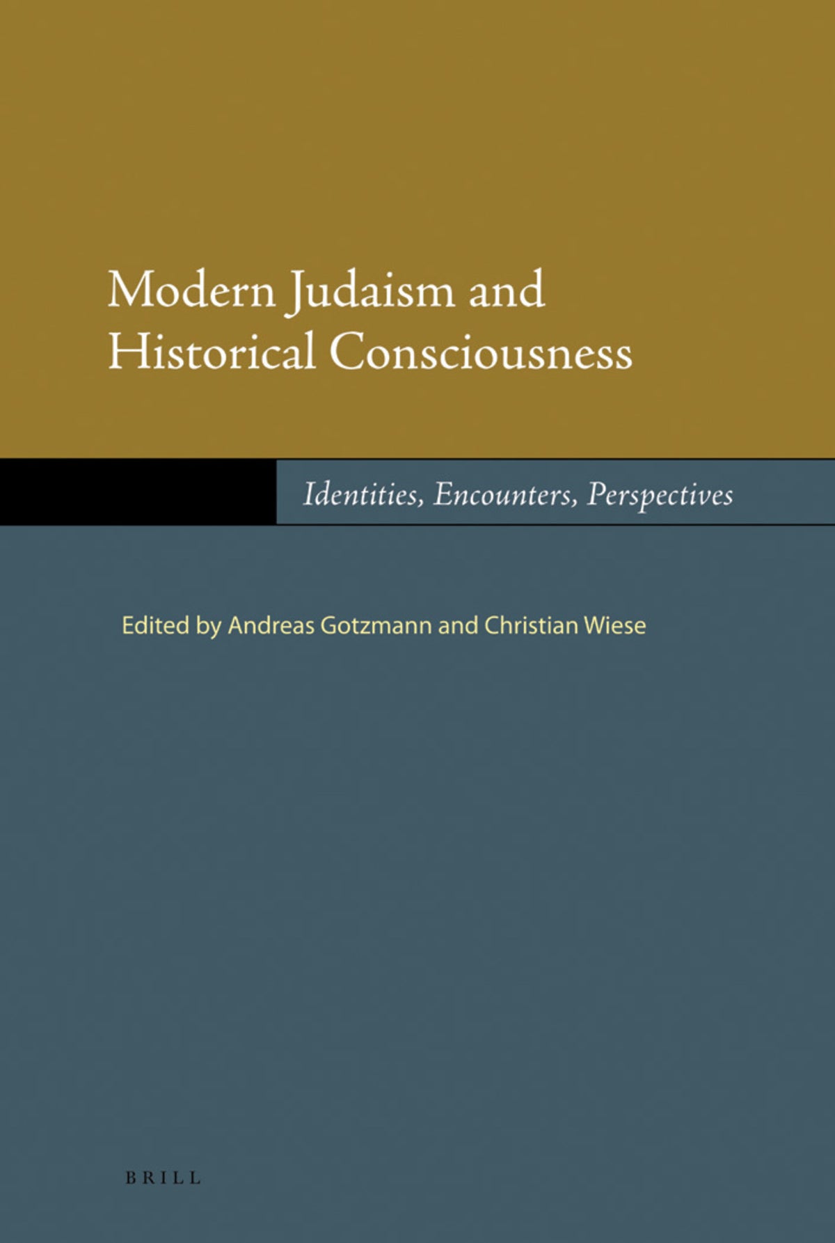 Cover image for Modern Judaism and Historical Consciousness ISBN 9789004152892