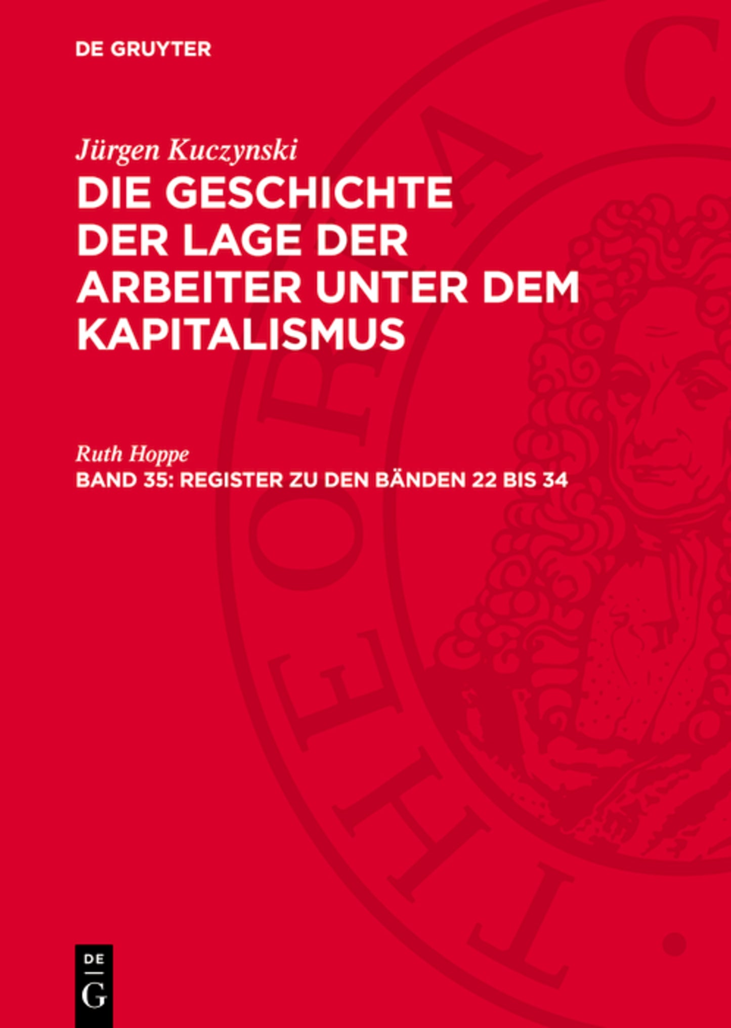 Register zu den Bänden 22 bis 34