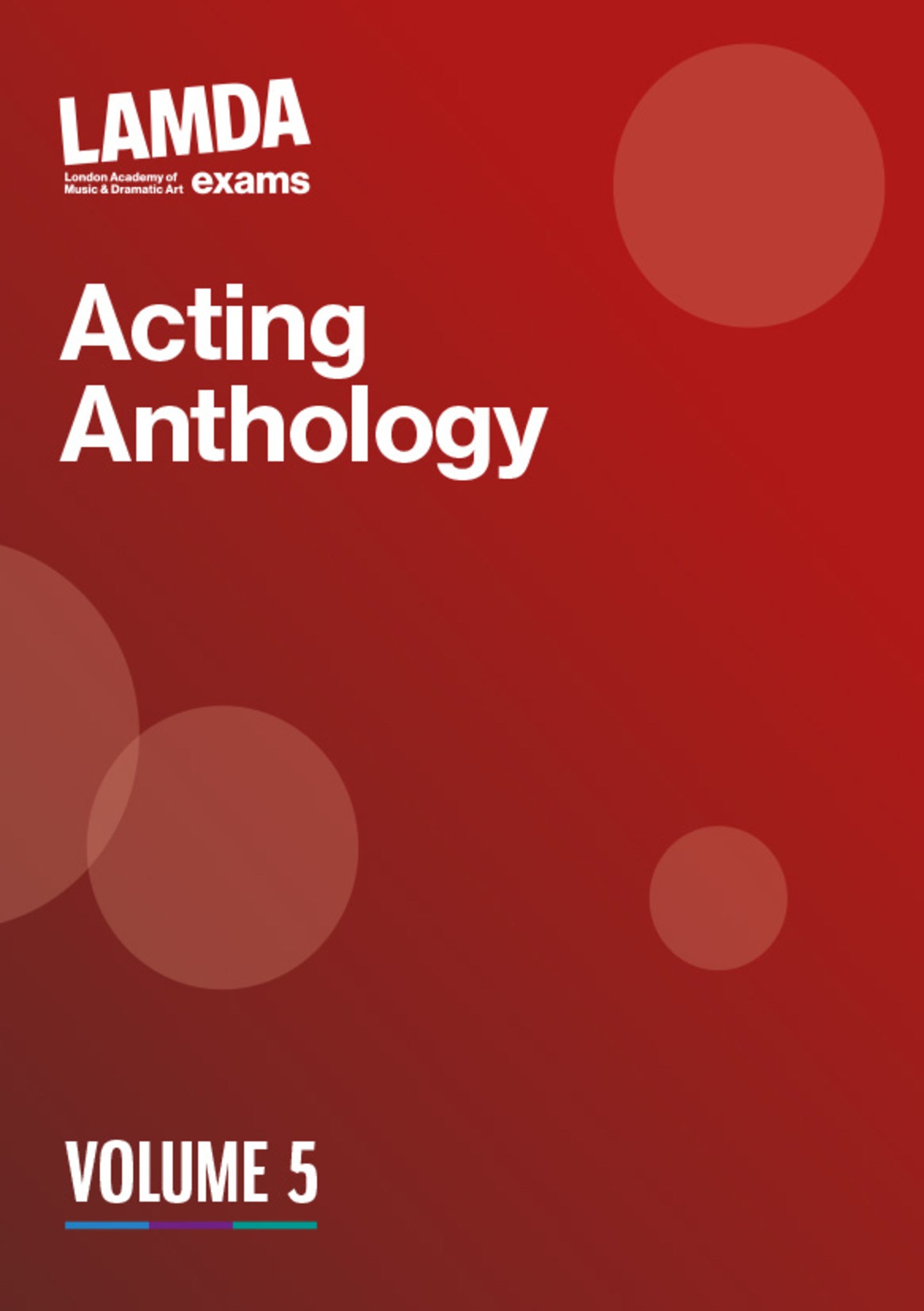 Cover image for LAMDA Acting Anthology: Volume 5 ISBN 9781839043284