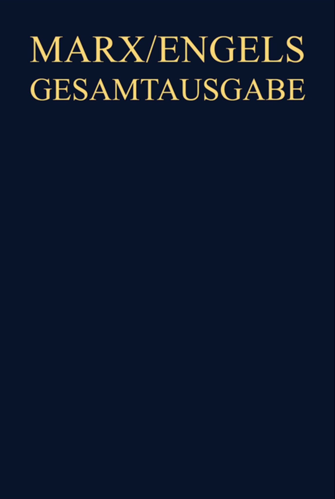 Karl Marx: Exzerpte und Notizen, März bis Juni 1851