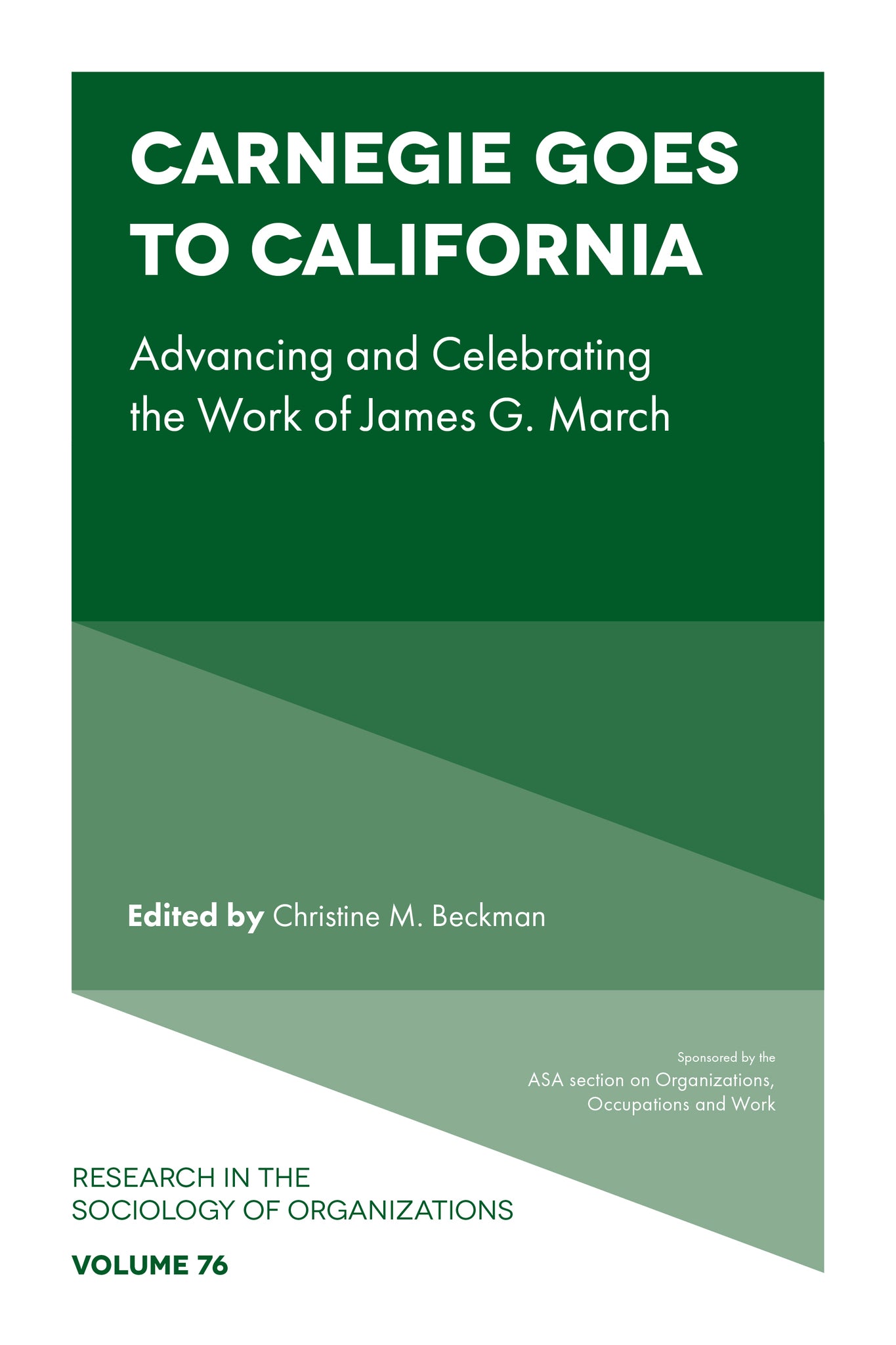 Cover image for Carnegie goes to California ISBN 9781800439795