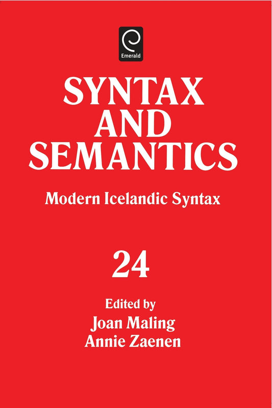 Modern Icelandic Syntax