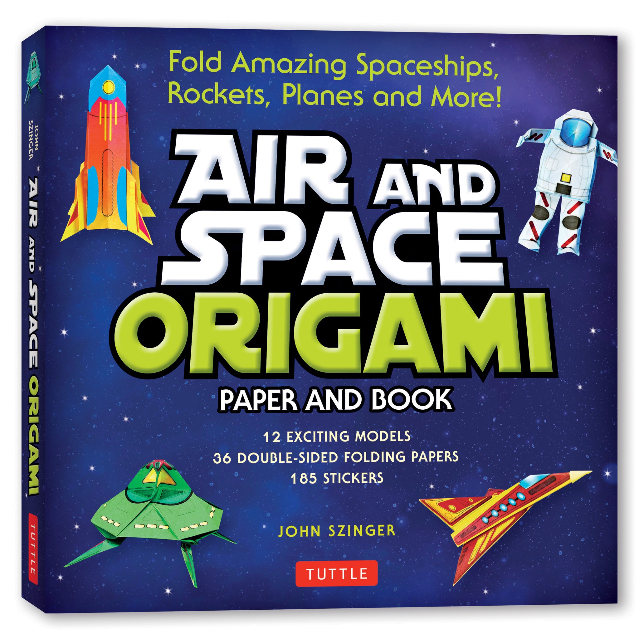 Cover image for Air and Space Origami Paper and Book ISBN 9784805321126
