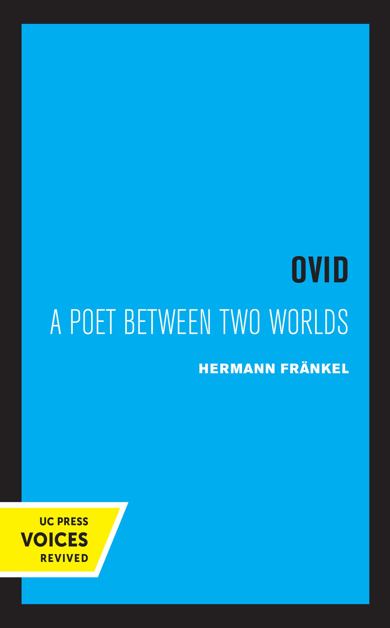 Cover image for Ovid ISBN 9780520330924