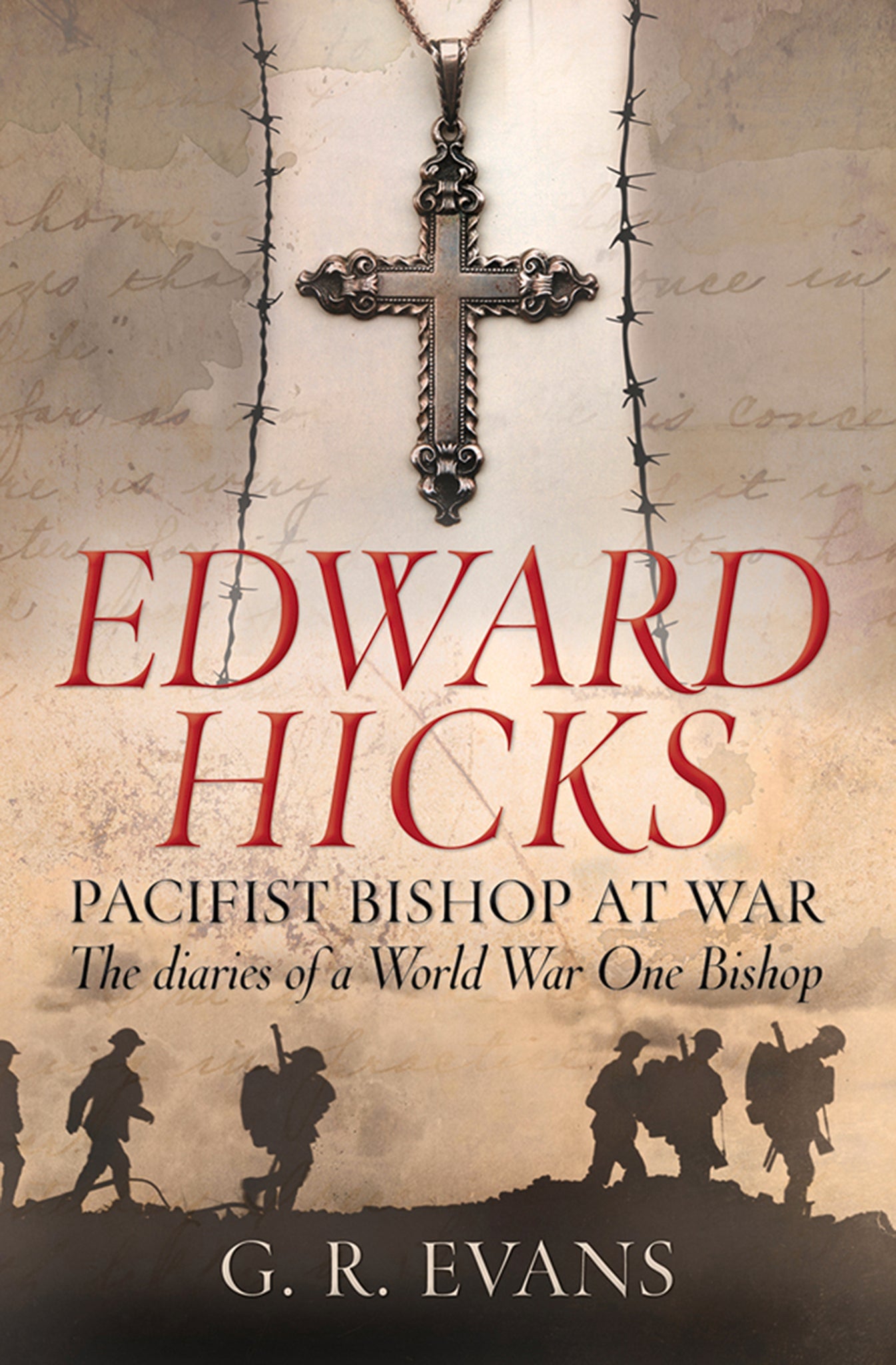 Cover image for Edward Hicks: Pacifist Bishop at War ISBN 9780745956534