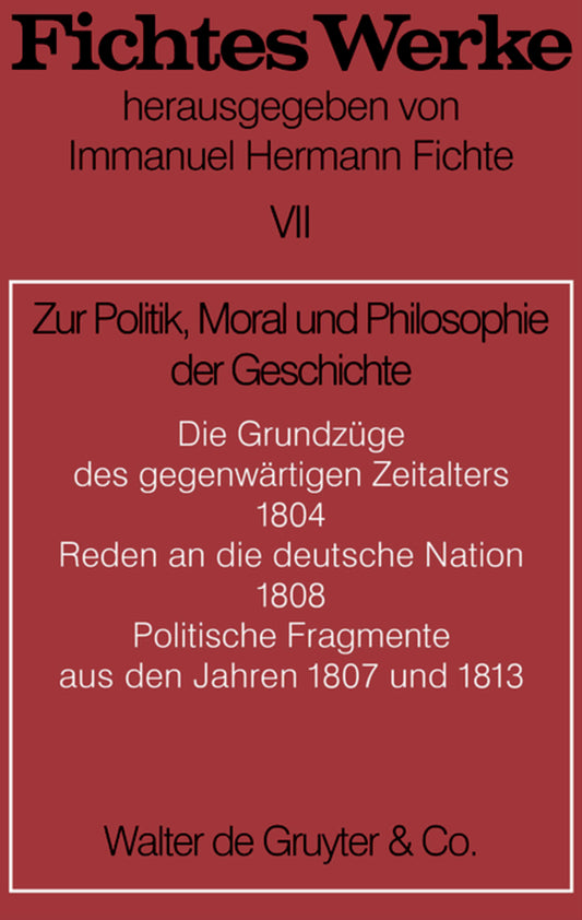 Zur Politik, Moral und Philosophie der Geschichte