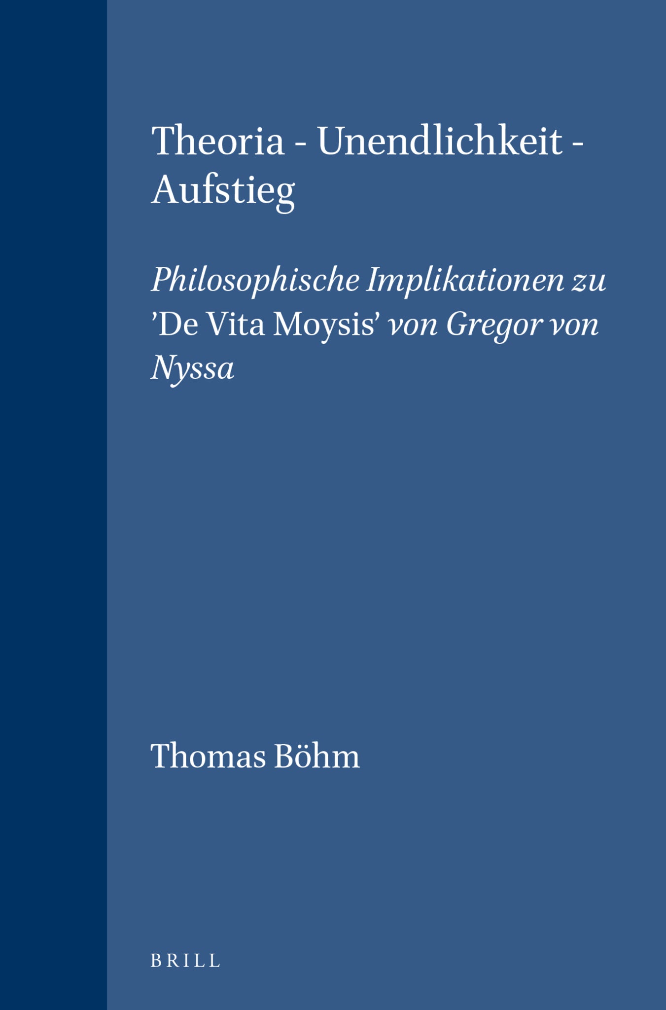 Theoria - Unendlichkeit - Aufstieg