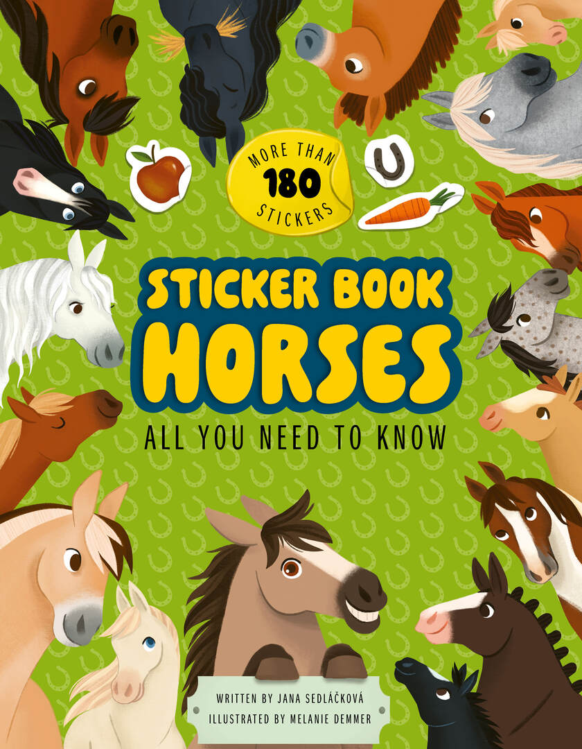 Cover image for Sticker Book: Horses ISBN 9788000080550