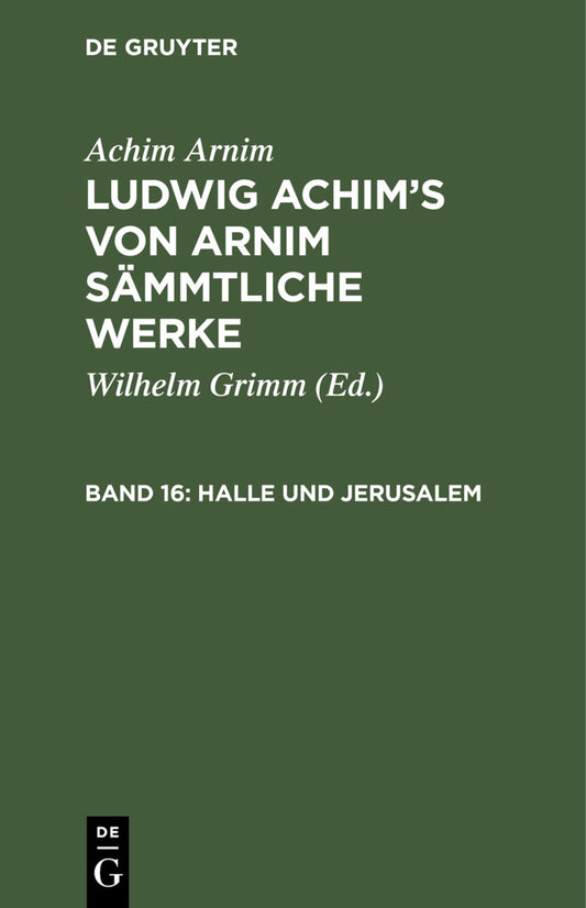 Halle und Jerusalem