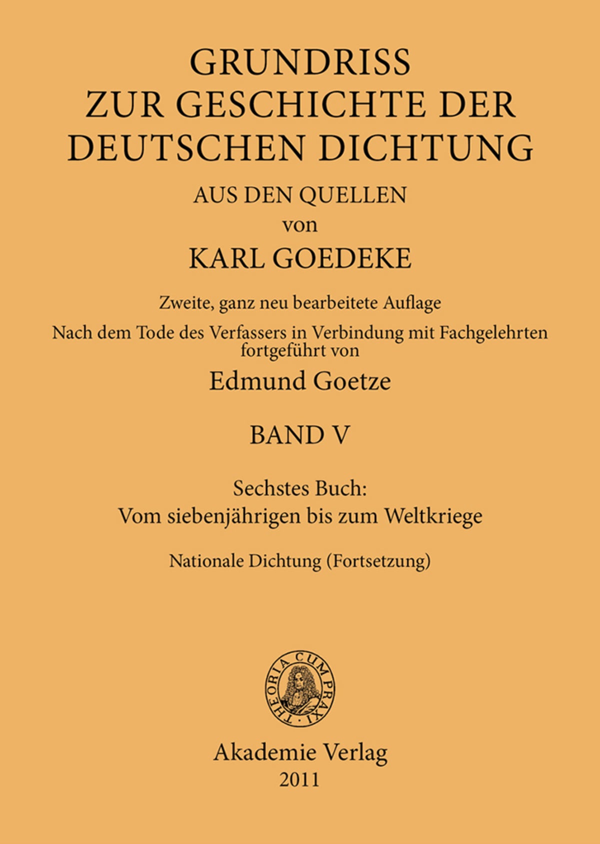 Sechstes Buch: Vom siebenjährigen bis zum Weltkriege