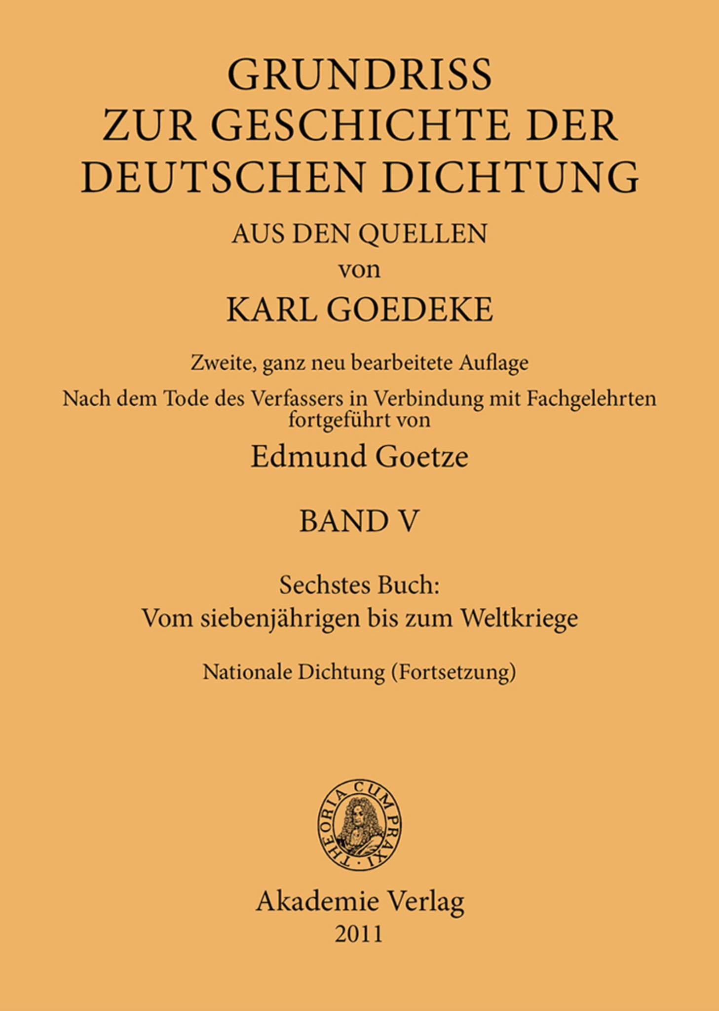 Sechstes Buch: Vom siebenjährigen bis zum Weltkriege