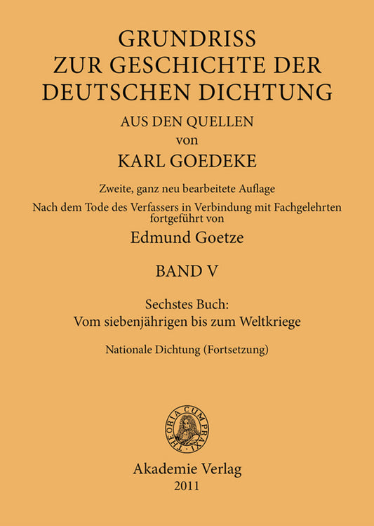 Sechstes Buch: Vom siebenjährigen bis zum Weltkriege