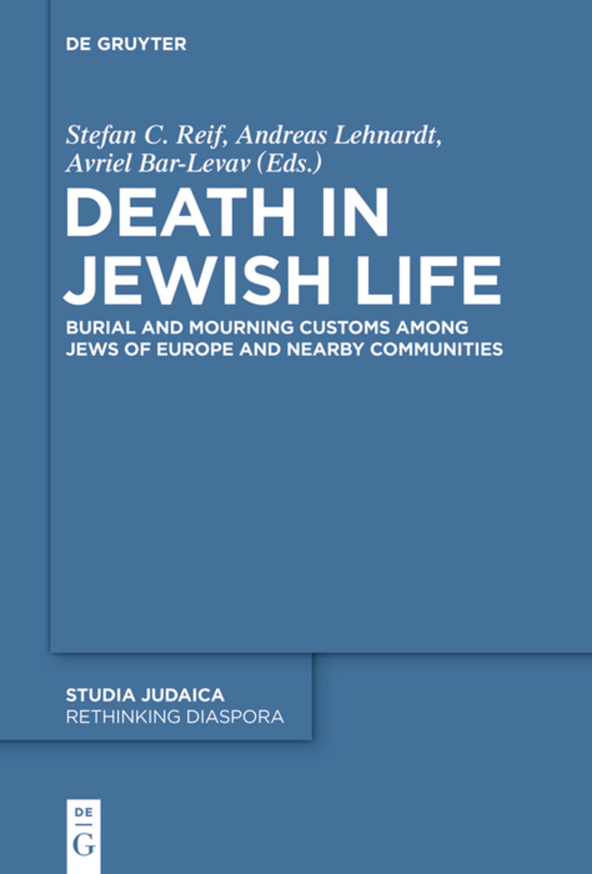 Cover image for Death in Jewish Life ISBN 9783110338614