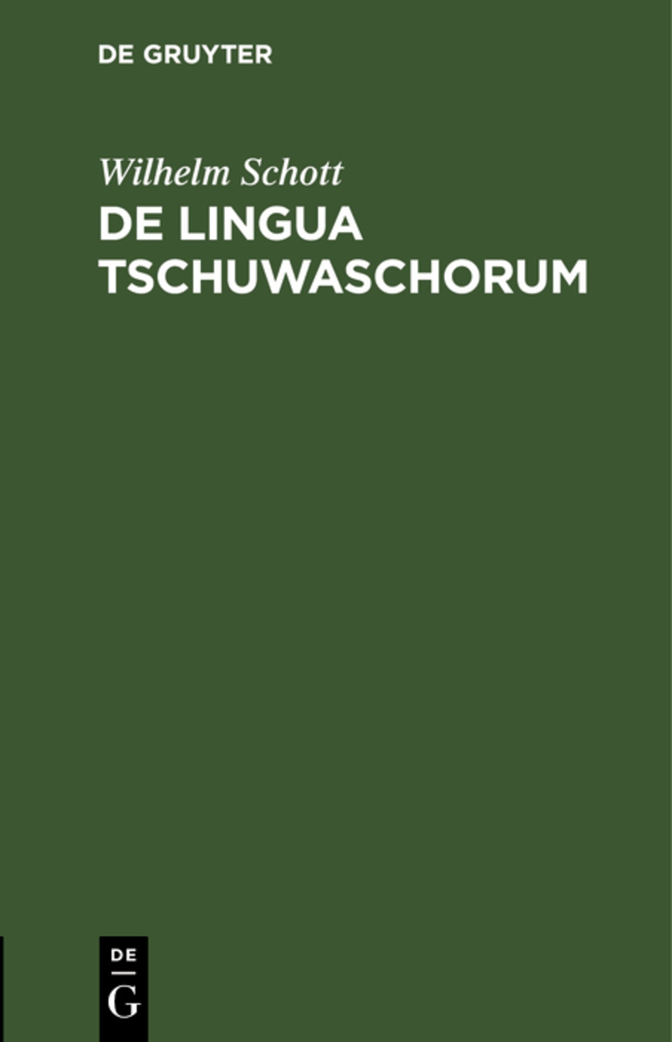 De lingua Tschuwaschorum