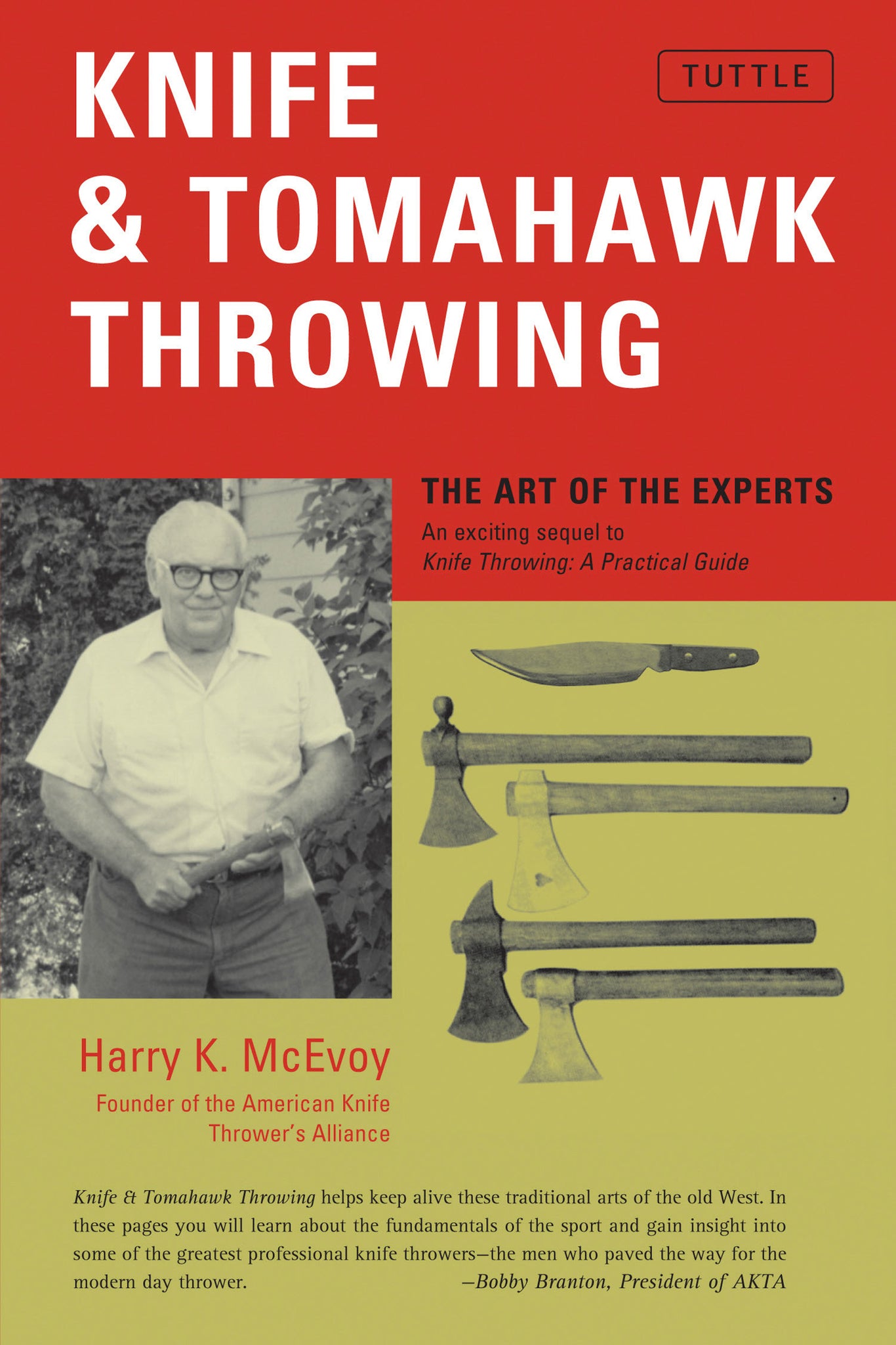 Cover image for Knife & Tomahawk Throwing ISBN 9780804859271