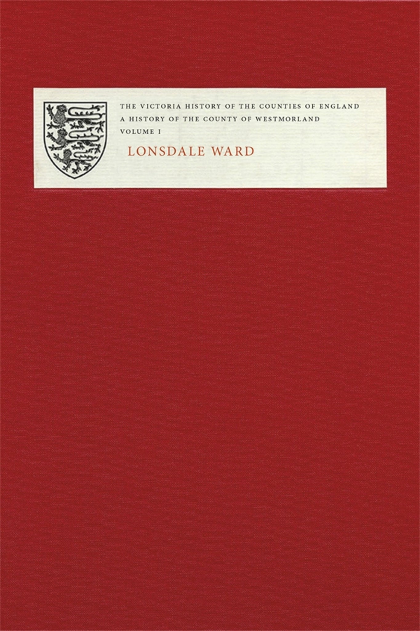 Victoria County History of Westmorland I