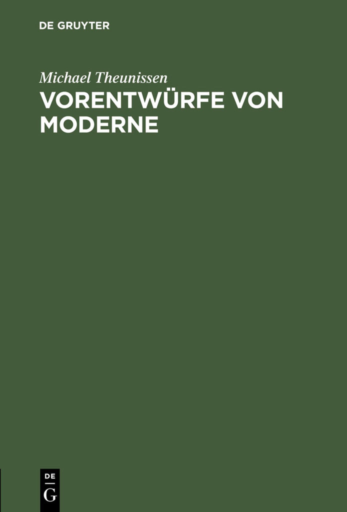 Vorentwürfe von Moderne
