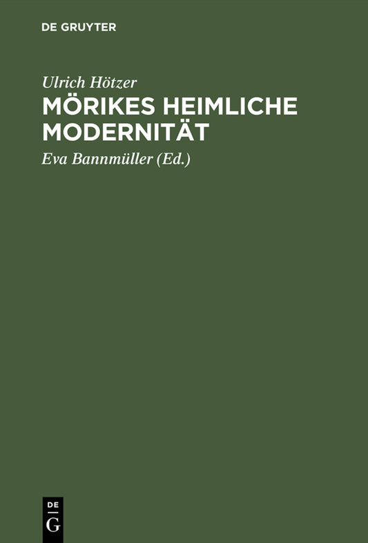 Mörikes heimliche Modernität