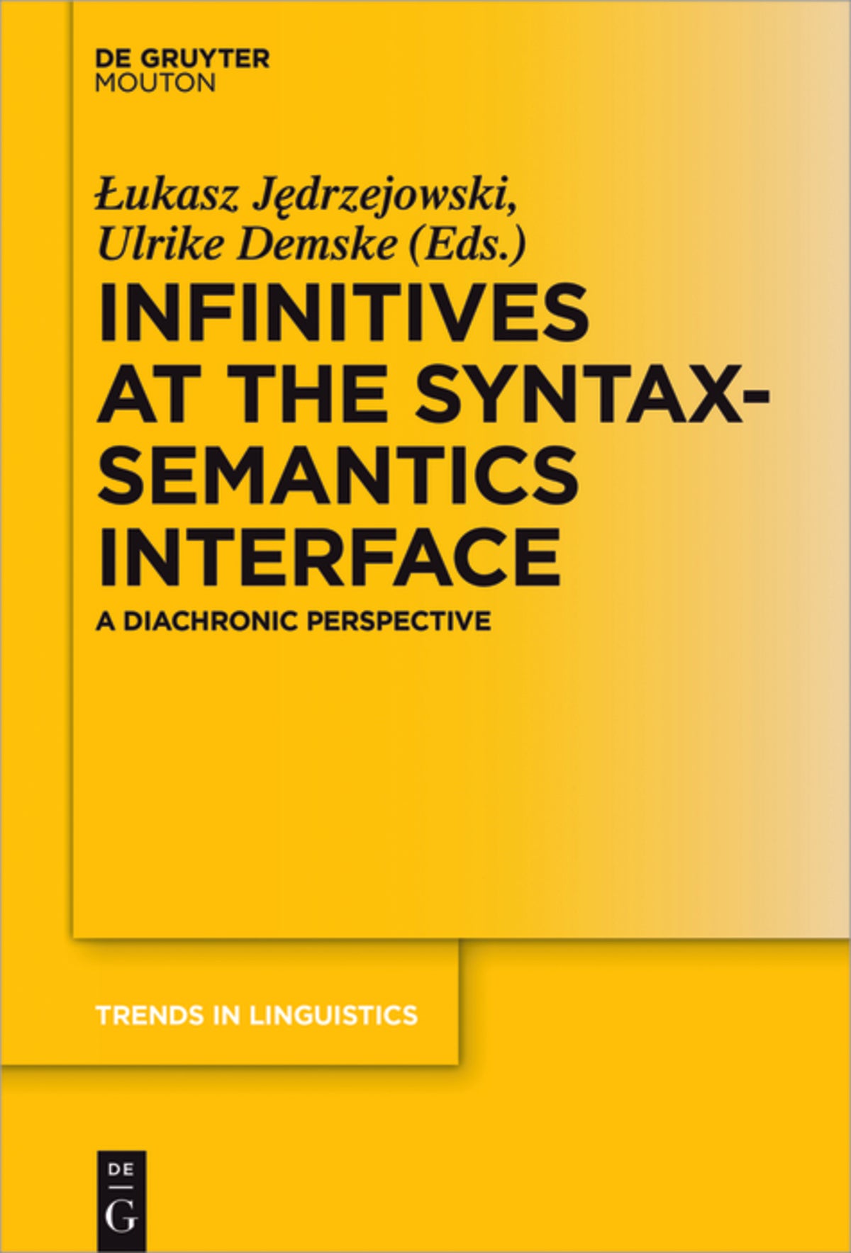 Infinitives at the Syntax-Semantics Interface