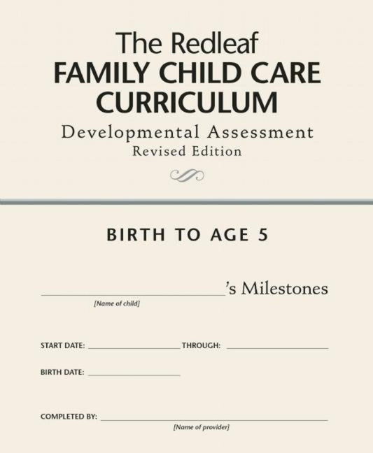 The Redleaf Family Child Care Curriculum Developmental Assessment [10-pack]