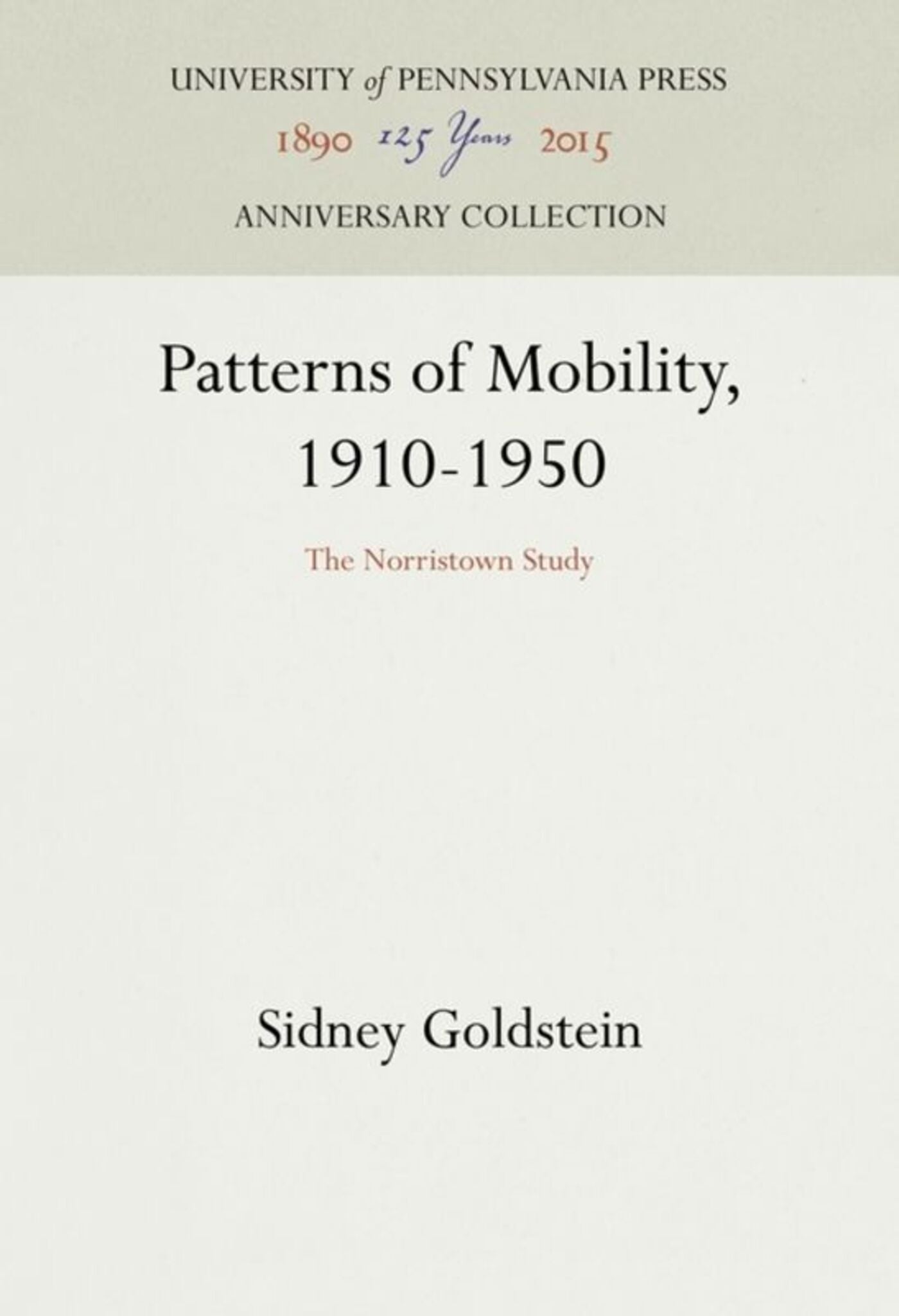 Cover image for Patterns of Mobility, 1910-1950 ISBN 9781512811865
