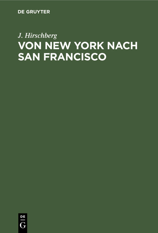 Von New York nach San Francisco