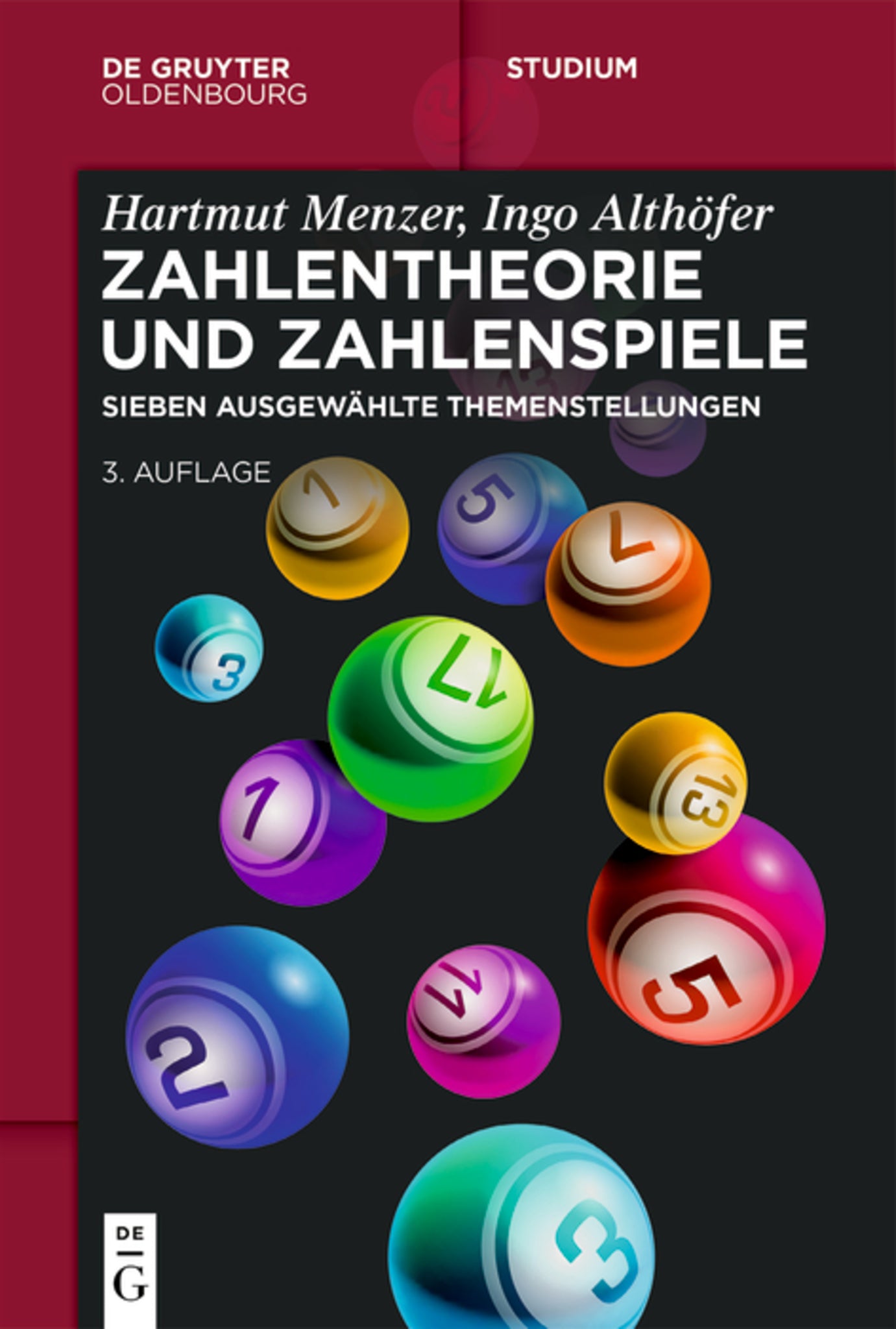 Cover image for Zahlentheorie und Zahlenspiele ISBN 9783111347752