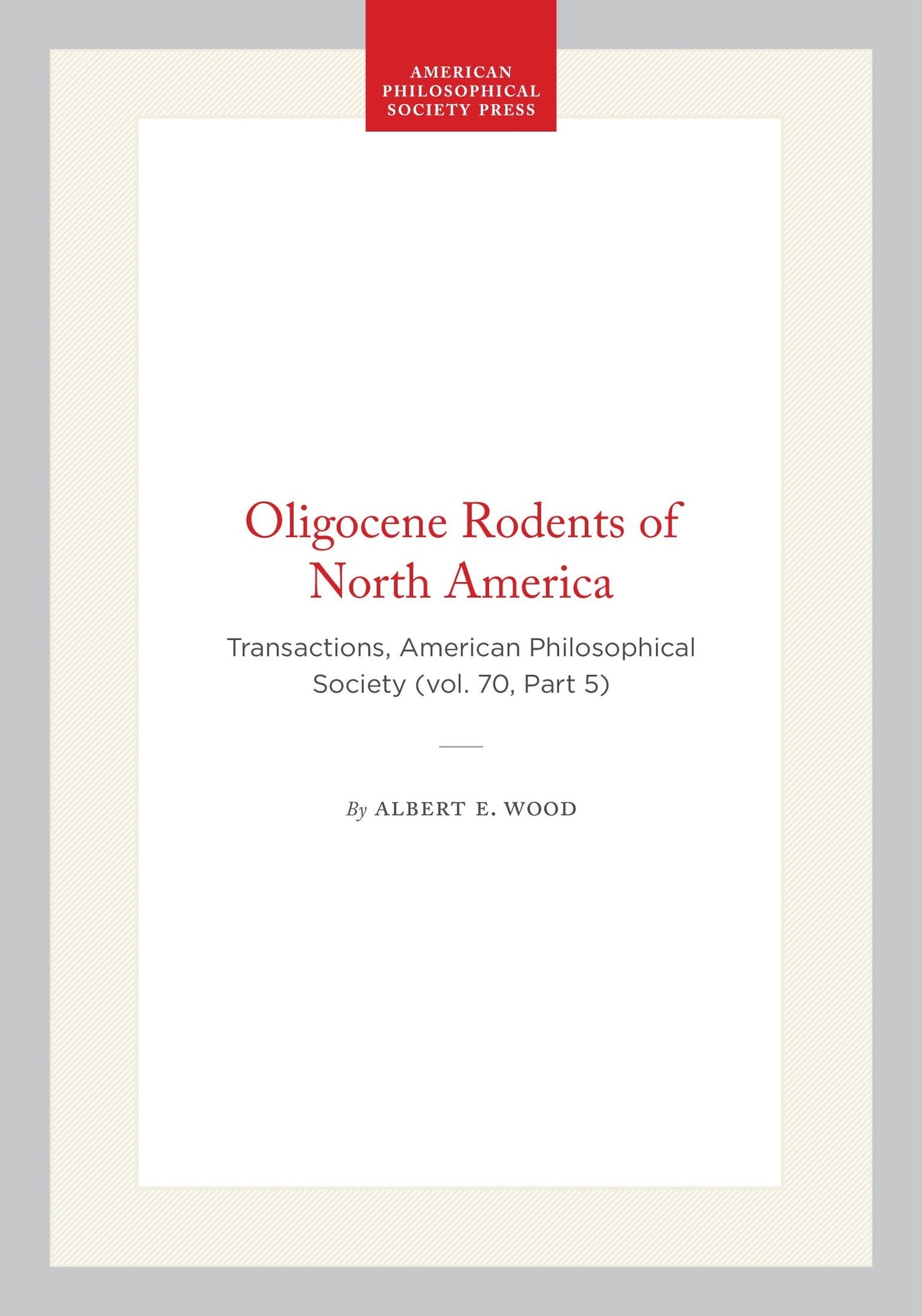 Oligocene Rodents of North America