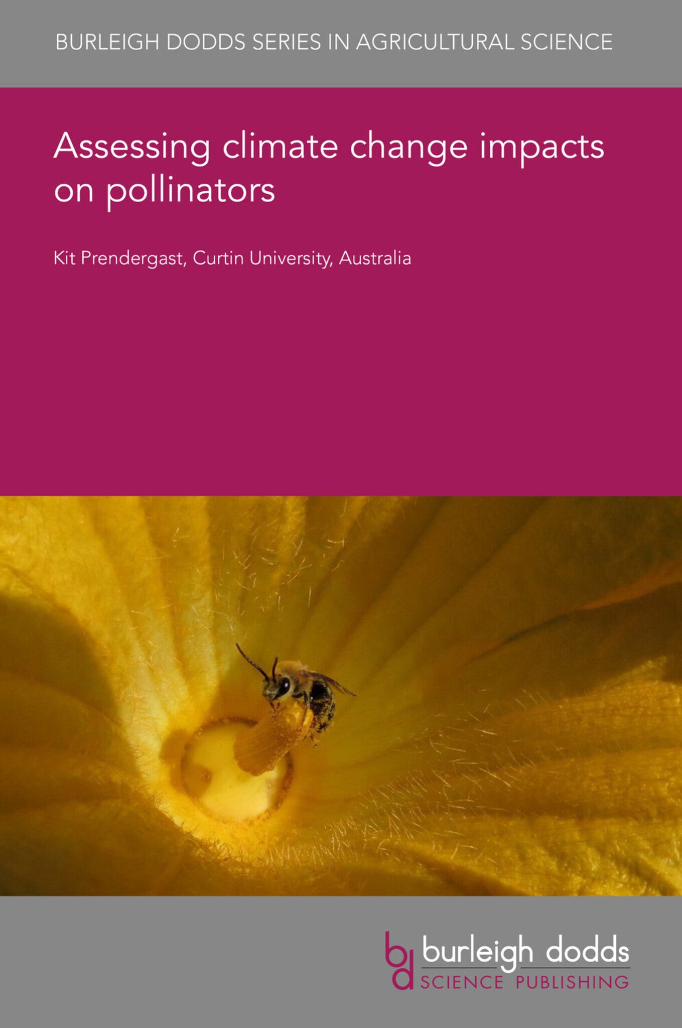 Cover image for Assessing climate change impacts on pollinators ISBN 9781801467506